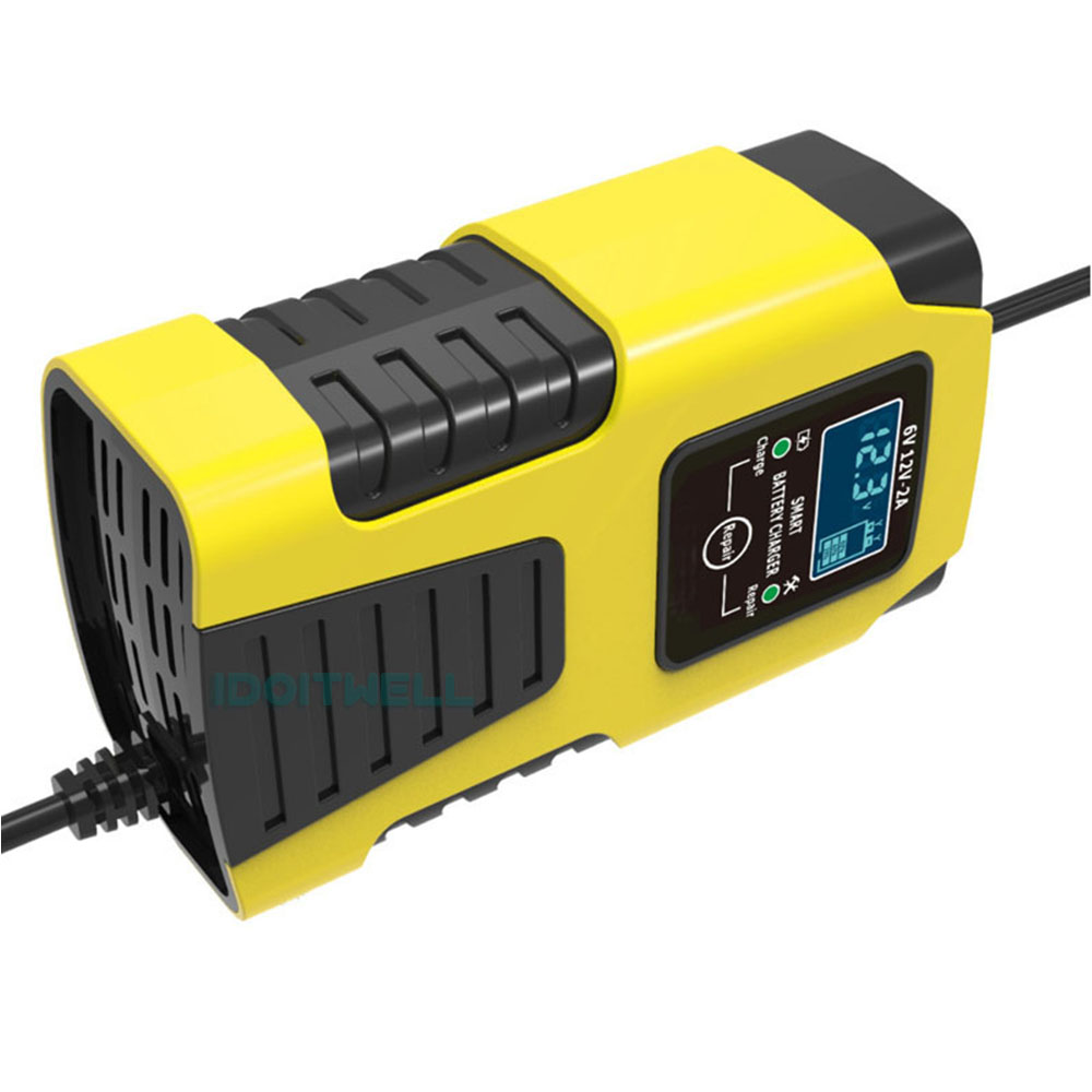Universal Pulse Repair Car Battery Charger 6V 12V 2A  - Automatic Lead Acid Charger for Motorcycle & Toy Car Battery Charger