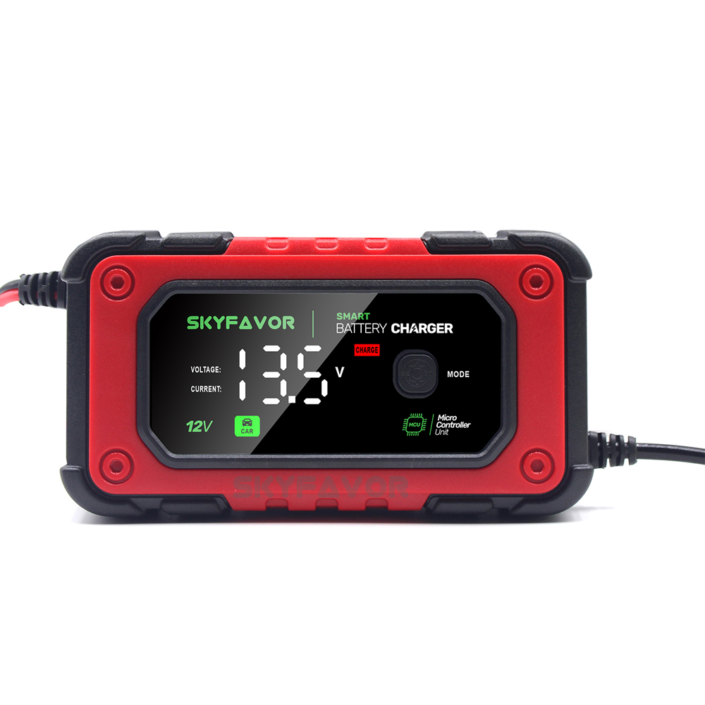 Wholesale Automatic 12v Battery Charger 12V 7A Smart Lifepo4 and Lead Acid Trickle Universal Fast Motorcycle Car Battery Charger