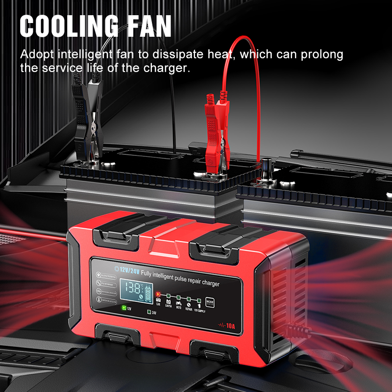 Trending Products 12v 24v Battery Charger 12v 24v Automatic GEL AGM EFB Lead Acid Battery Charger with 12 VOLT Power Supply