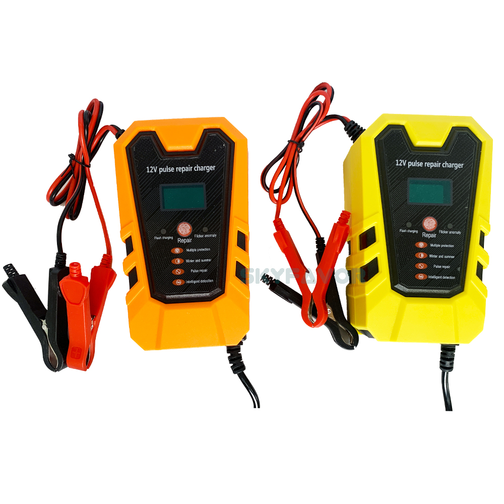 Best Selling Pulse Repair Battery Charger 12V 6A Automatic Fast Maintenance-free Deep Cycle Lead Acid Trickle Battery Charger