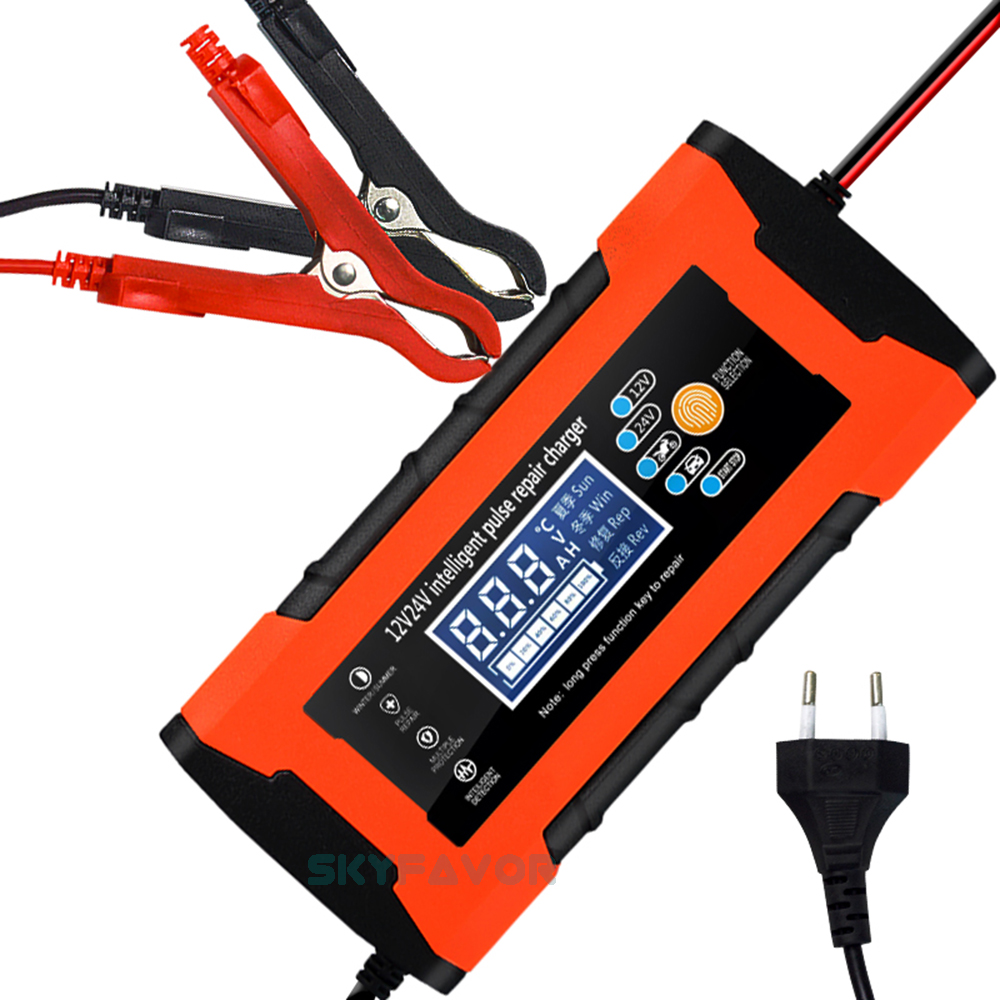 New Arrival Smart Automatic Car Battery Charger 12V 24V 5A Universal for Truck Car - Pulse Repair for Lead Acid Battery Charger