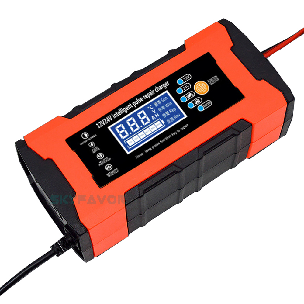 New Arrival Smart Automatic Car Battery Charger 12V 24V 5A Universal for Truck Car - Pulse Repair for Lead Acid Battery Charger