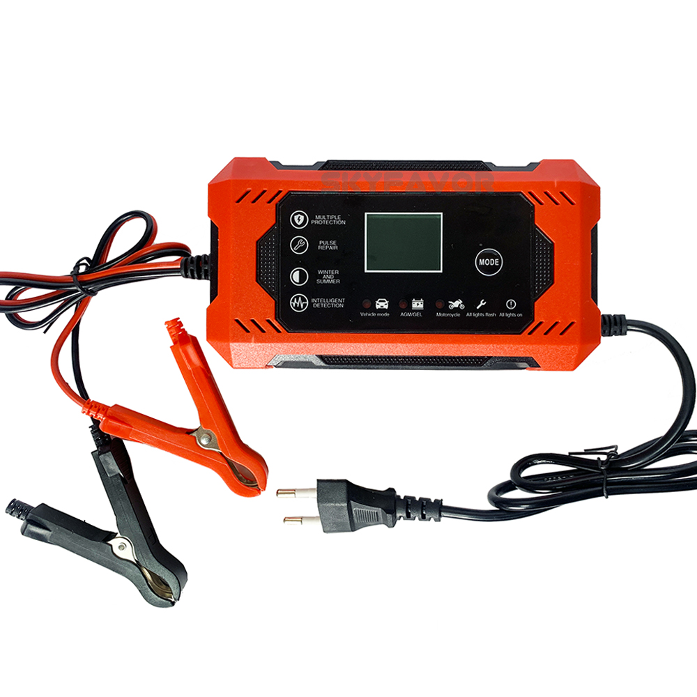 Best Selling Pulse Repair Battery Charger 12V 6A Automatic Fast Deep Cycle Gel Agm Lead Acid Car Battery Desulfator Charger
