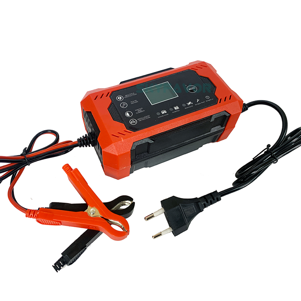 Best Selling Pulse Repair Battery Charger 12V 6A Automatic Fast Deep Cycle Gel Agm Lead Acid Car Battery Desulfator Charger