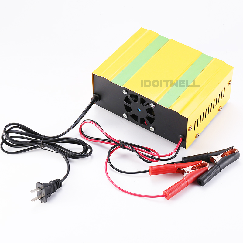 Lcd Display 12v 24v Battery Charger 12V 10A 24V 7A Fast Car Truck Batteries Charger Automatic 3S L2V Li Ion Battery Chargers