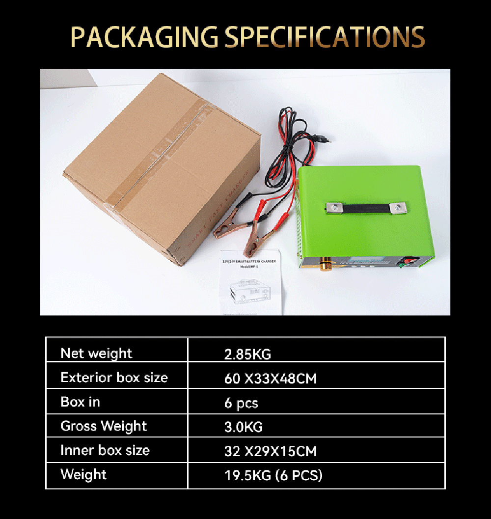 Newest Professional High Power Battery Charger 24V 30A 12V 50A Universal Automatic Lead Acid Rechargeable Pulse Battery Charger