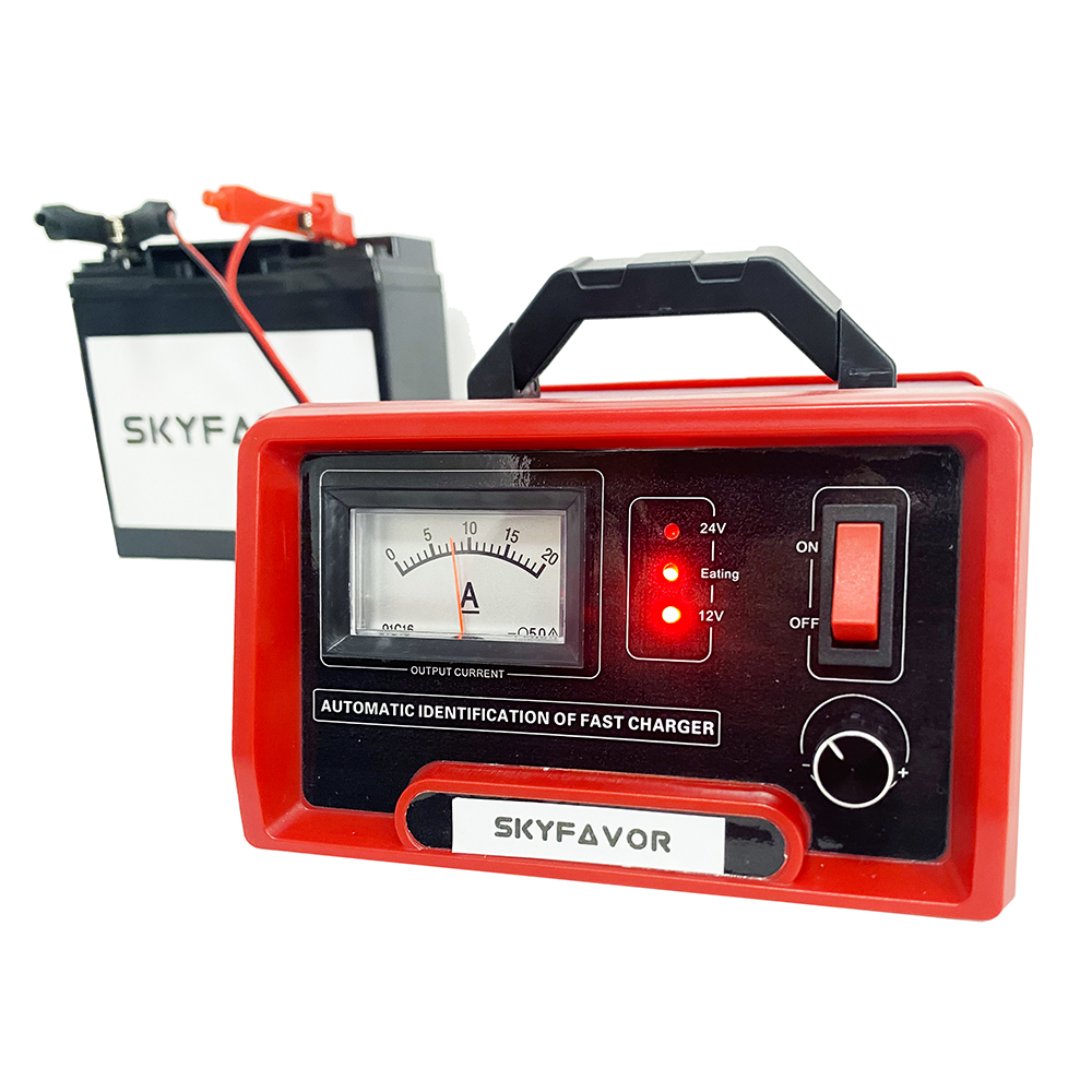 Adjustable Smart 12V 24V Battery Charger 12V 24V 10A Automatic Flooded Gel AGM Maintenance Free Deep Cycle Battery Charger