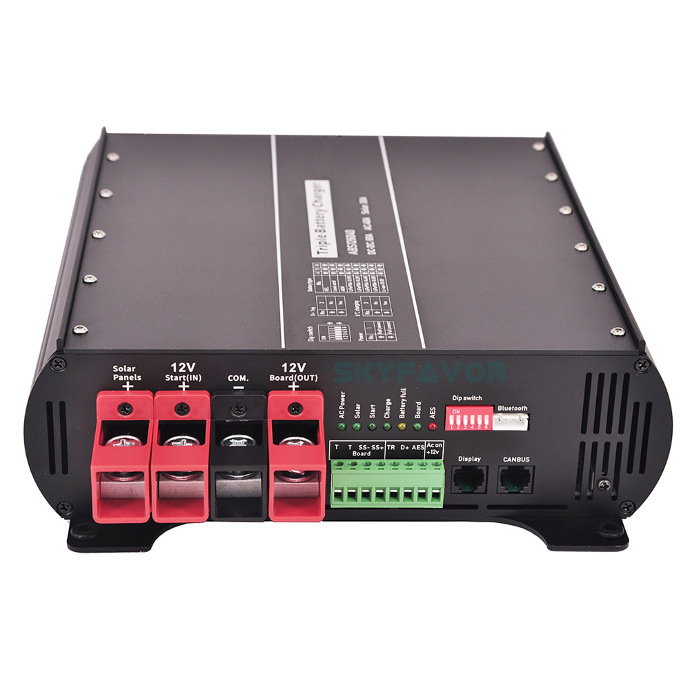 New Product 12V RV DC-DC Battery Charger 12V 30A AC DC 12V 20A Mppt Solar 20A Charger Automatic on Board RV Battery Charger