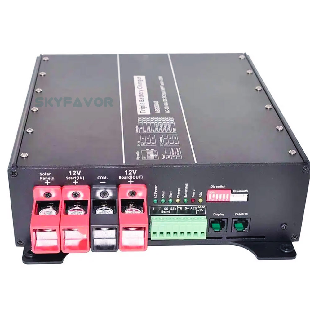 New Product 12V RV DC-DC Battery Charger 12V 30A AC DC 12V 20A Mppt Solar 20A Charger Automatic on Board RV Battery Charger