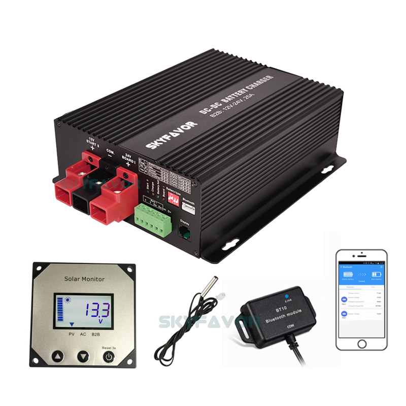 Best Seller Smart Dc-dc Charger 12V to 48V 16A Automatic Multi Function 4WD Camper Trailer Yacht RV Battery to Battery Charger