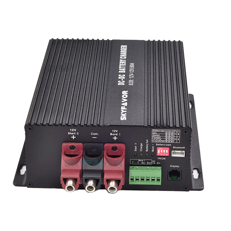 Hot Selling DC to DC Charger 12V 60A Fast on Board Universal Smart Automatic 12 Volt Battery to Battery Charger 12V RV