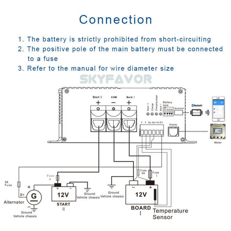 Hot Selling DC to DC Charger 12V 60A Fast on Board Universal Smart Automatic 12 Volt Battery to Battery Charger 12V RV