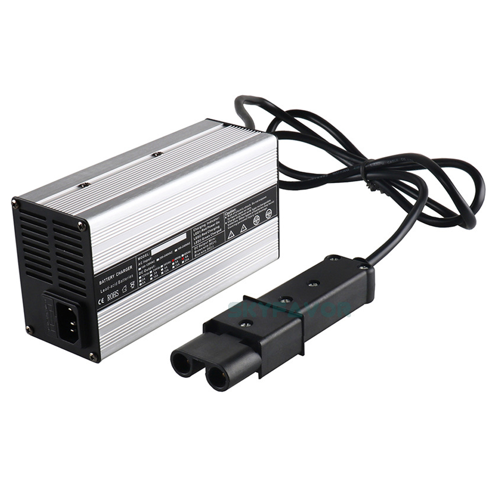 Automatic Smart 48V Golf Cart Battery Charger 48 Volt 8 Amp Fast Battery Charger for E-Z-GO RXV TXT Powerwise 3-Pin Connector