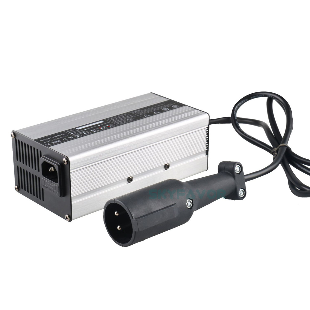 Automatic Smart 48V Golf Cart Battery Charger 48 Volt 8 Amp Fast Battery Charger for E-Z-GO RXV TXT Powerwise 3-Pin Connector