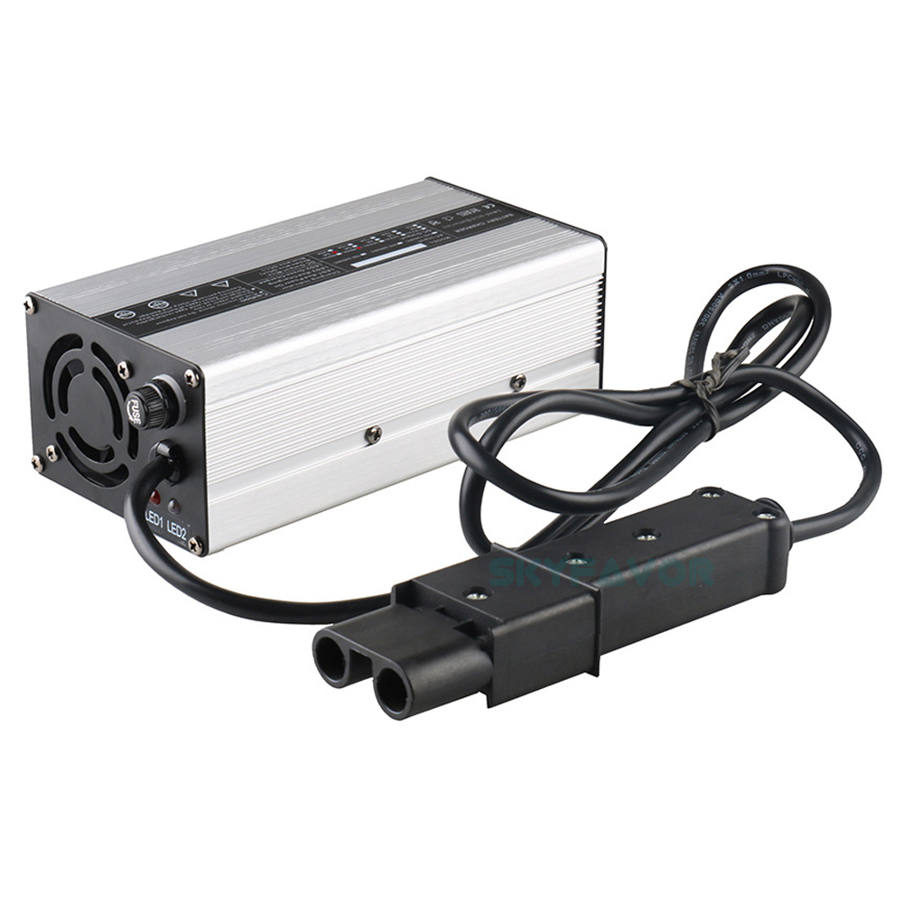 Automatic Smart 48V Golf Cart Battery Charger 48 Volt 8 Amp Fast Battery Charger for E-Z-GO RXV TXT Powerwise 3-Pin Connector
