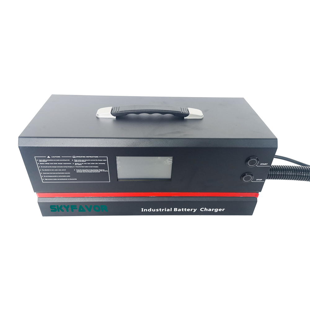 Newest Adjustable Smart 36V Battery Charger 36V 60A Customized Touch Screen Can Bus Control Automatic Batteries Charger & PFC