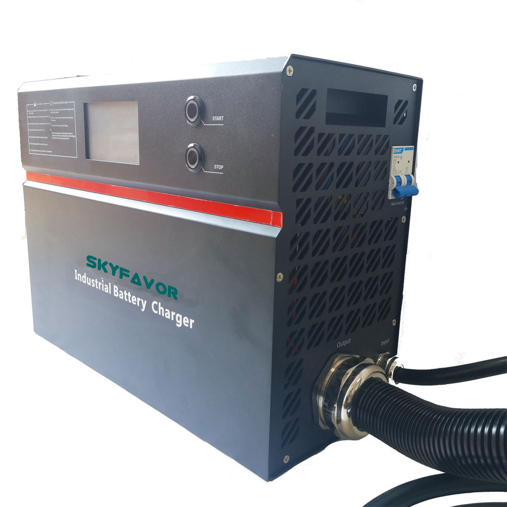 Newest High Power 48V Battery Charger 48V 100A Fast Automatic Display for Lithium Ion Lifepo4 Lead Acid Lipo Batteries DC Port