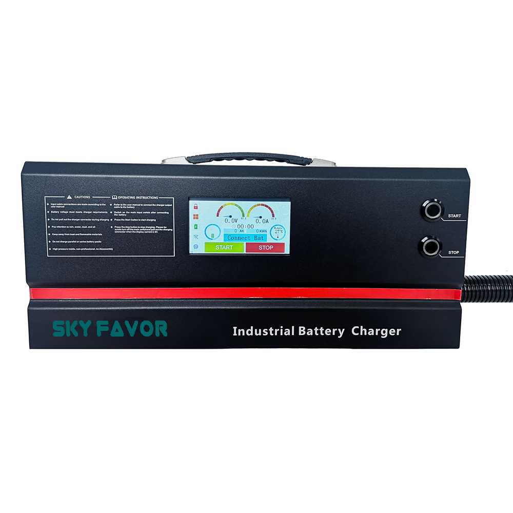 Custom 60V 30A Touch Screen Battery Charger Latest Adjustable Intelligent Charger for 60 Volt Li-ion Lifepo4 Lipo Electric