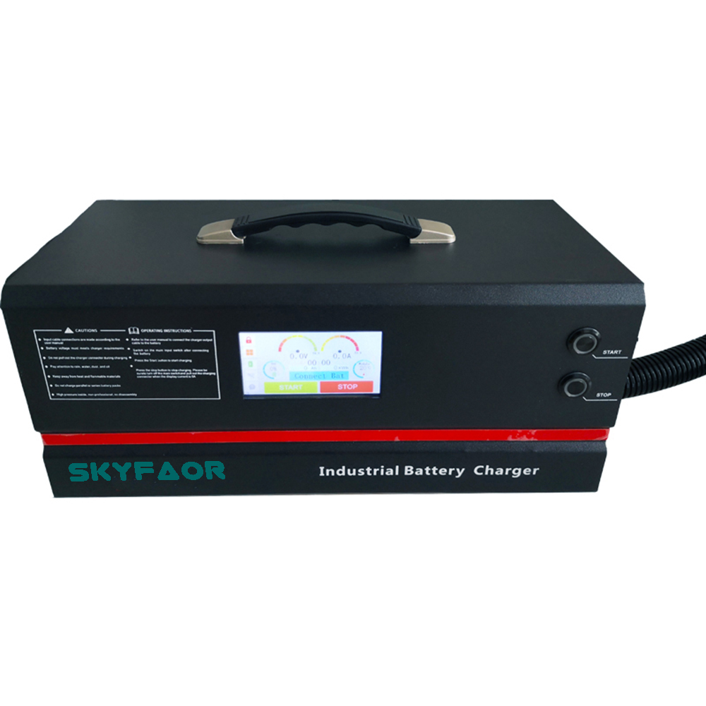 Custom 24V 100A Automatic Battery Charger Can Bus High Power 100A 24V Battery Pack Charger for Lifepo4 or LI-ION or Lead Acid