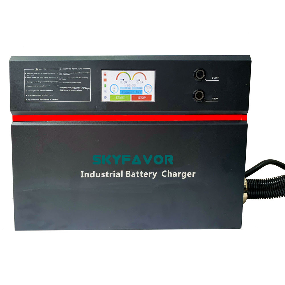 Custom Professional 96V Battery Charger 96V 40A Lcd Display Fast Smart Automatic Pfc Battery Charger for 96 Volt Battery Pack