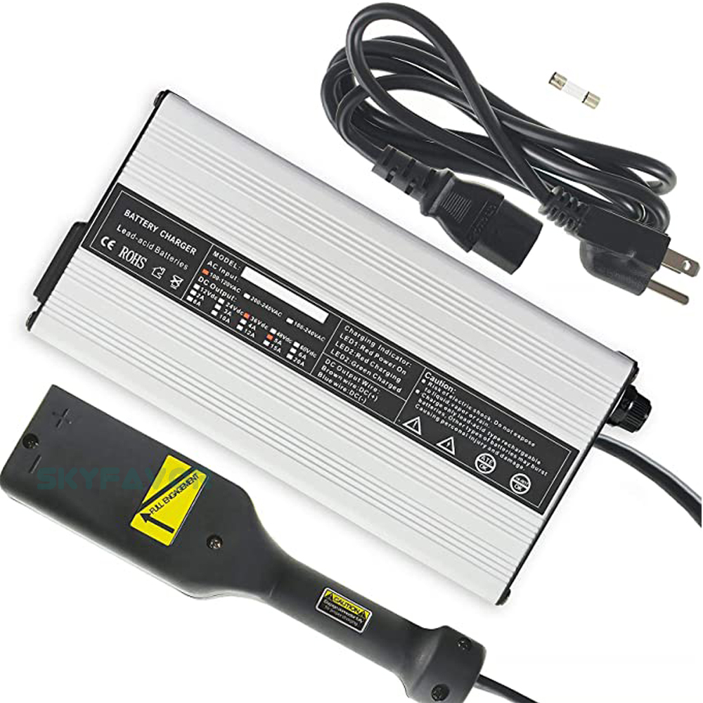 Golf Cart 36V 5A Lithium Battery Charger Output 42V Li-ion Battery Charger for Yamaha Ez Go Club Car DS EZgo TXT-One Golf Cart
