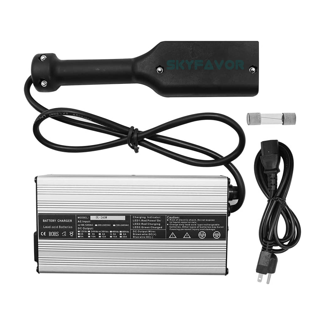 Golf Cart 36V 5A Lithium Battery Charger Output 42V Li-ion Battery Charger for Yamaha Ez Go Club Car DS EZgo TXT-One Golf Cart