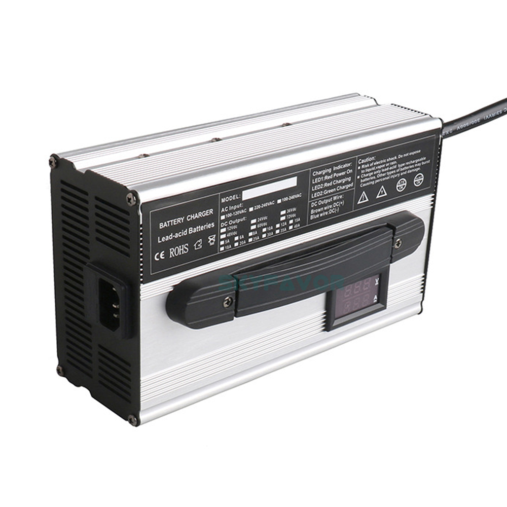 Smart Automatic 48V Golf Cart Charger 48V 15A Fast Lead Acid Battery Charger for 48 VOLT Ez Go Club Car DS EZGO TXT GOLF CART