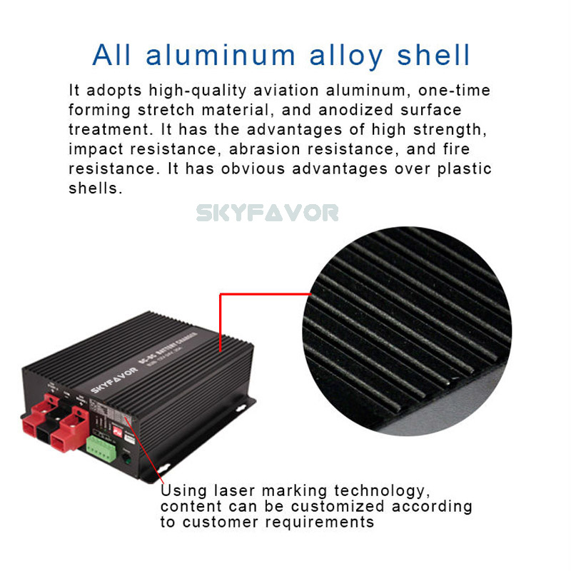 Multi Function 12V to 36V DC to DC Battery Charger 36V 22A Universal Fast GEL AGM SLA Lithium Lifepo4 Yacht RV Battery Charger