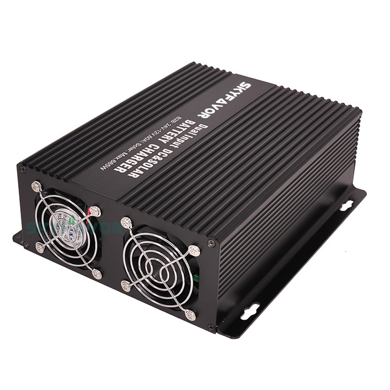 On Board 24V DC to DC Battery Charger 24V 45A Fast Dual Input  MPPT 30A Solar 4WD Camper Trailer Yacht RV Battery Charger