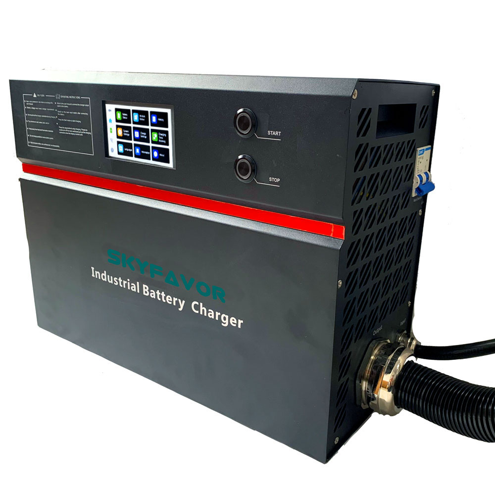 Good Safety 48V Battery Charger 48V 100A Smart Automatic Fast Adjustable 48 Volt 80 Amp Battery Charger with Lcd Display