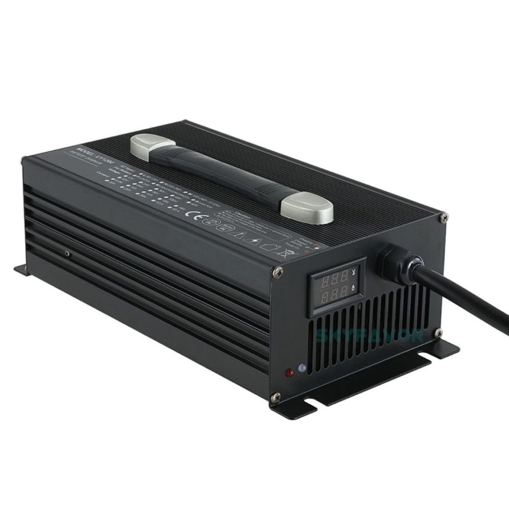 Professional Intelligent 12V 50a Battery Charger Fast Automatic 12 Volt Lifepo4 Battery Charger 50A Amp for 12v Lifepo4 Battery