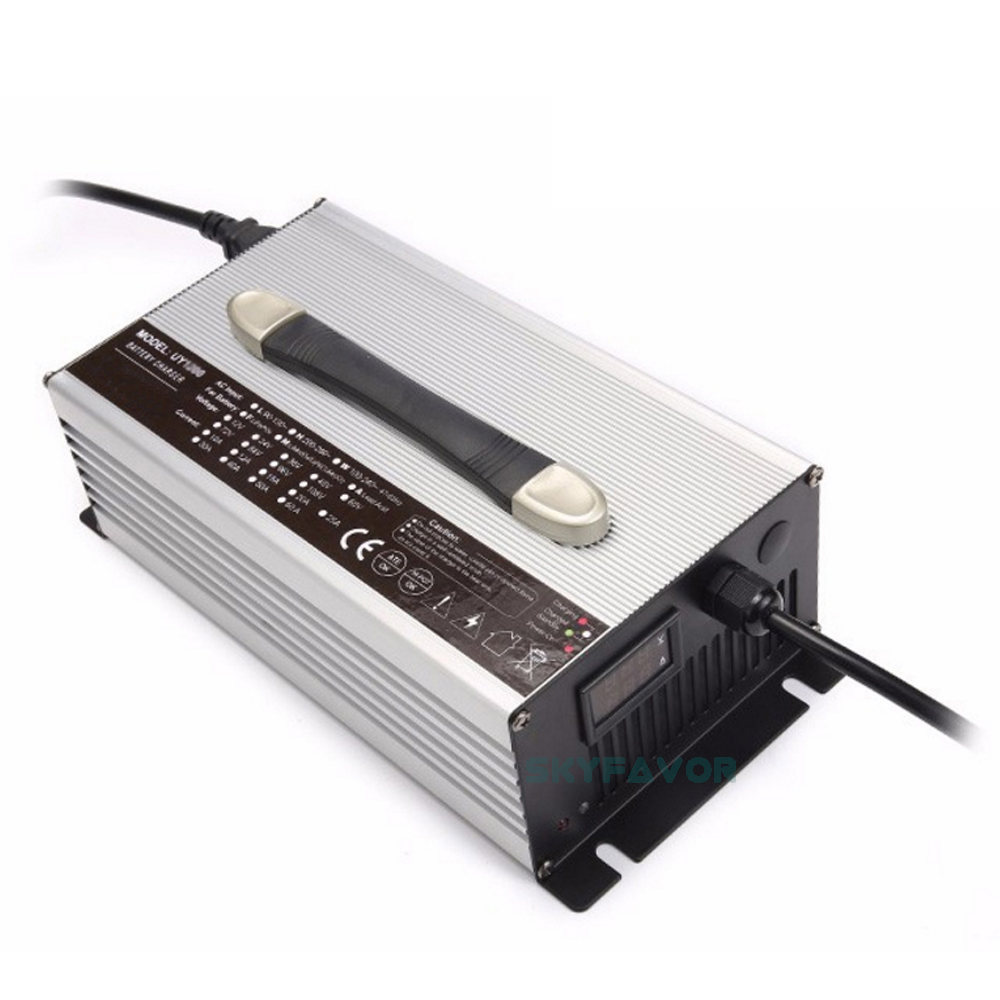 Professional Intelligent 12V 50a Battery Charger Fast Automatic 12 Volt Lifepo4 Battery Charger 50A Amp for 12v Lifepo4 Battery