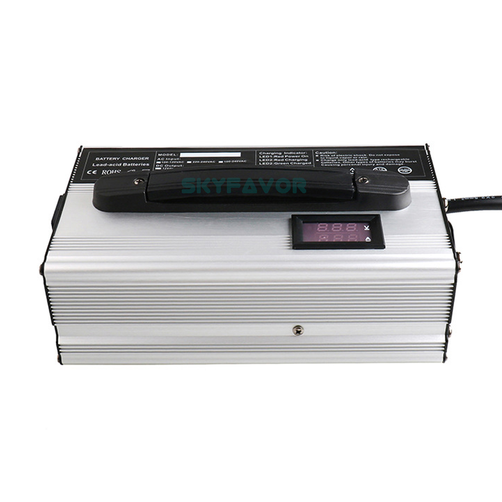 Custom Intelligent 36v 20a Battery Charger 36 Volt 20 Amp Automatic Fast Lithium Ion Lifepo4 Lead Acid Battery Pack Charger
