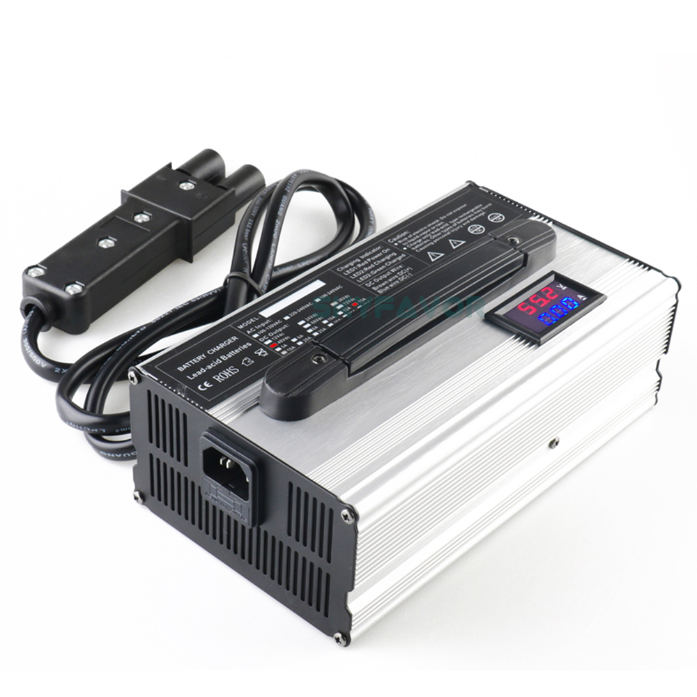 Custom Intelligent 36v 20a Battery Charger 36 Volt 20 Amp Automatic Fast Lithium Ion Lifepo4 Lead Acid Battery Pack Charger