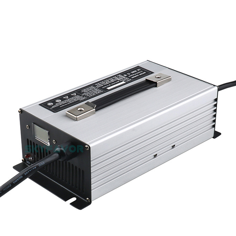 Customized 84V 10A Fast Battery Charger Led Display Automatic 84V Battery Charger for Electric Motorcycle Ebike Tools Forklift