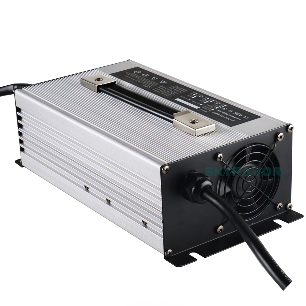 Professional Custom 48volt 20amp Battery Charger 48v 20a Smart Automatic Fast Lifepo4 Lithium Ion Lead Acid Battery Charger