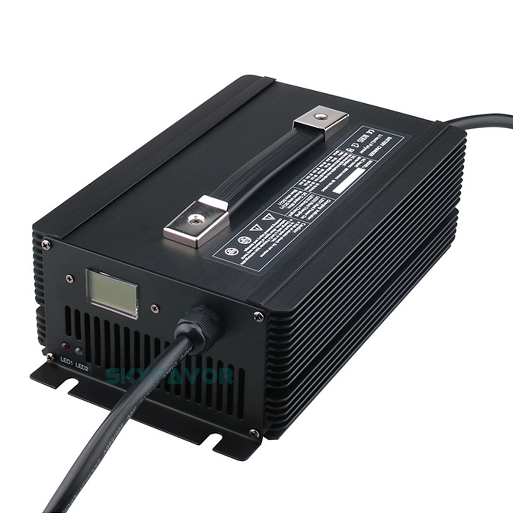Customized Led Display 36V Battery Charger MAX 40A Automatic Charger Lead Acid Lifepo4 Lithium Ion 36v Forklift Battery Charger