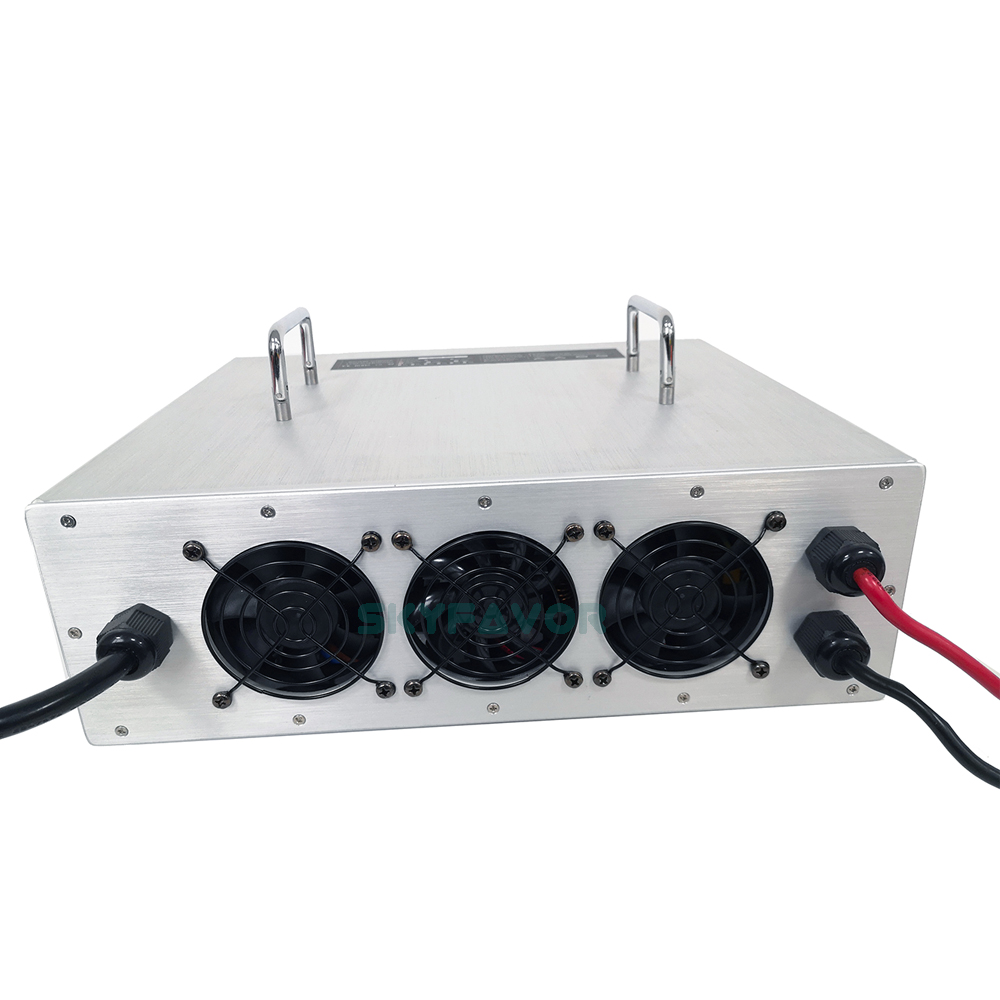 Customized 24V 100A Battery Pack Charger Custom Automatic Fast 100a 24V Charger for Motorboat Yacht Generator Set Power Battery