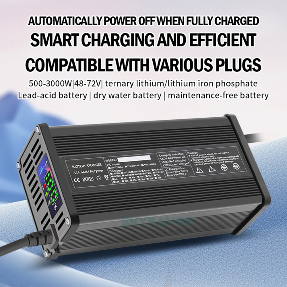 Professional Factory Custom 36V Battery Charger 36V 15A Fast Intelligent Automatic 36 Volt Power Battery Charger with CE ROHS