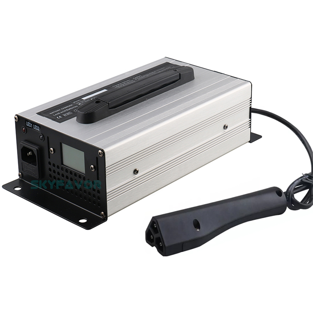 Custom Professional 12V 45A Fast Smart Automatic Battery Charger 12 Volt Lifepo4 Lead Acid Lithium Li Ion Electric OVP Protected