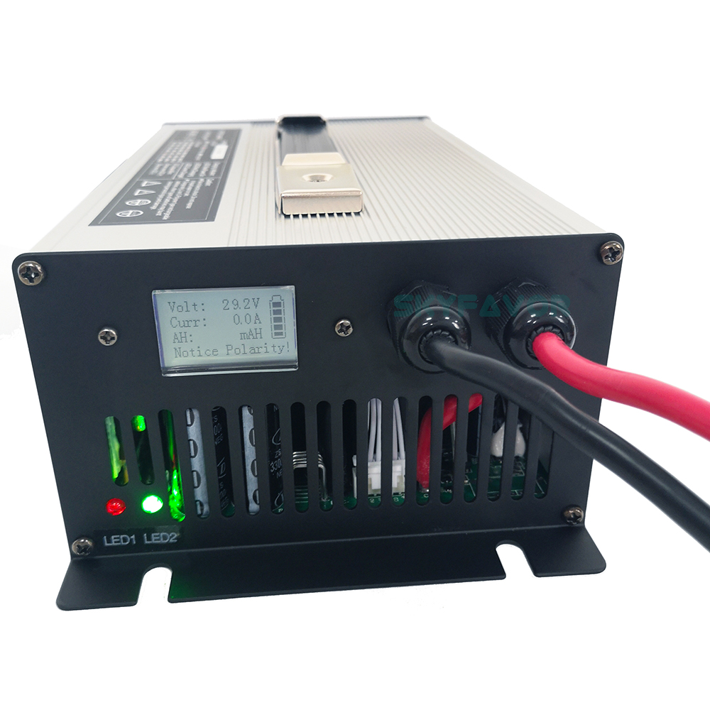 Custom Professional 12V 45A Fast Smart Automatic Battery Charger 12 Volt Lifepo4 Lead Acid Lithium Li Ion Electric OVP Protected