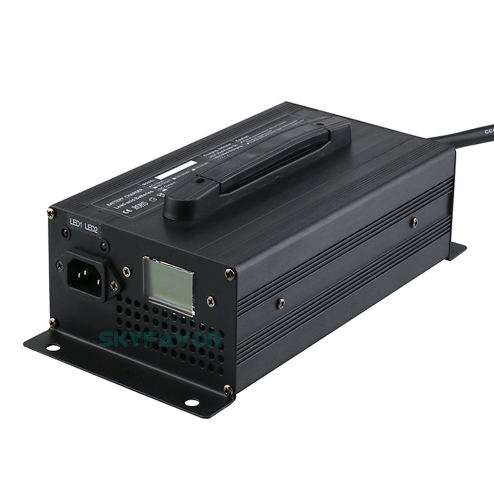 Custom Professional 48V OTP Lead Acid Battery Charger Automatic 20A VRLA SLA AGM GEL Battery Charger