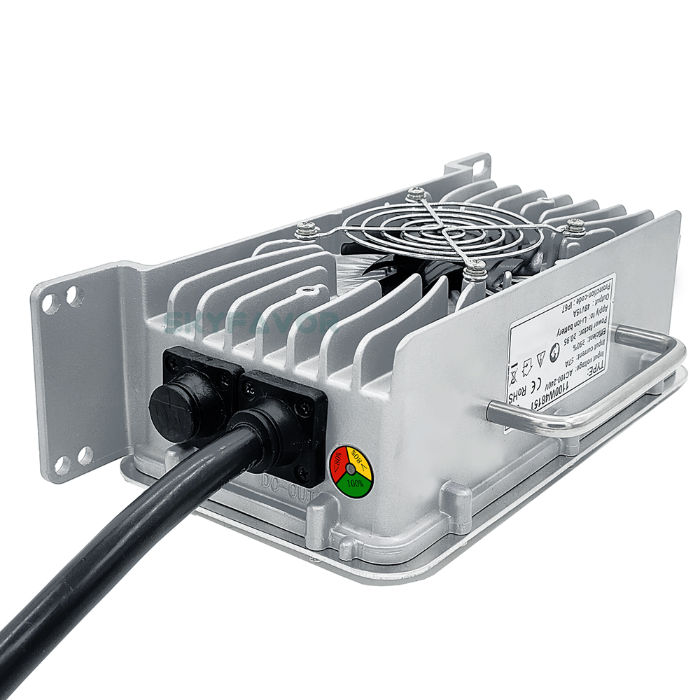 Professional IP67 Waterproof 72V Battery Charger 72V 10A Automatic Battery Charger for 72 Volt Li-ion Lifepo4 Lead Acid Battery