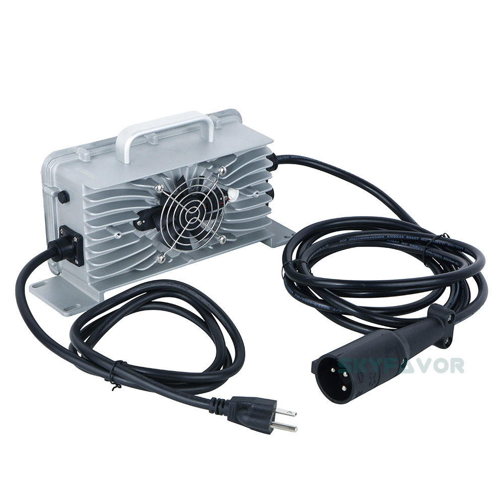 Waterproof 48V Lithium Battery Charger 48V 25A Outdoor Dustproof Automatic Smart 12S or 13S 48 Volt Lithium Ion Battery Charger