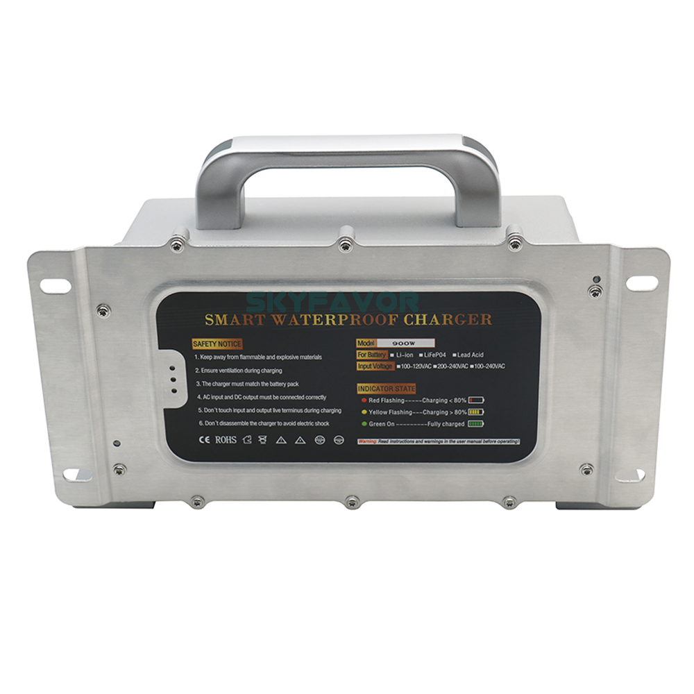 Automatic IP67 Waterproof 12V Battery Charger 12V 35A Customized Battery Charger for 12 VOLT Lead Acid Lithium Lifepo4 Battei