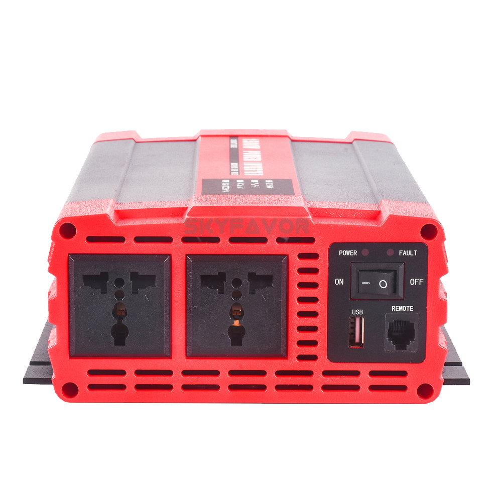 Off Grid 3000W Modified Pure Sine Wave Inverter 12V 24V DC to AC 110V 230V Hight Efficiency Solar UPS Home Power Inverter