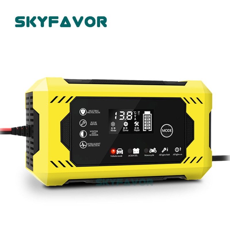Best Selling Pulse Repair Battery Charger 12V 6A Automatic Fast Deep Cycle Gel Agm Lead Acid Car Battery Desulfator Charger
