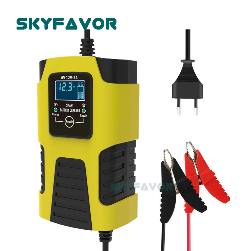 Universal Pulse Repair Car Battery Charger 6V 12V 2A - Automatic Lead Acid Charger for Motorcycle & Toy Car Battery Charger