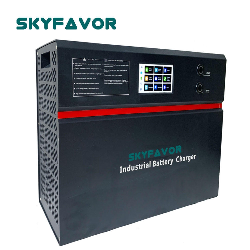 Custom Professional 96V Battery Charger 96V 40A Lcd Display Fast Smart Automatic Pfc Battery Charger for 96 Volt Battery Pack