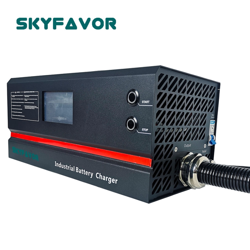 Customized 96V 20A Battery Charger 96V Lithium Battery Pack Charger Lcd Display Automatic Can Bus Control PFC Charger Machine
